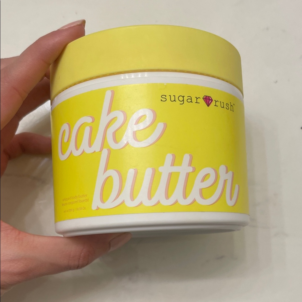 tarte Sugar Rush Cake Butter Moisturizer - Yellow and White